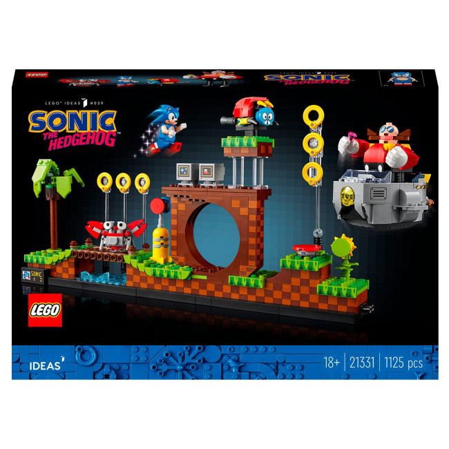 LEGO Sonic 21331 Їжачок Сонік— Зона із зеленим пагорбом