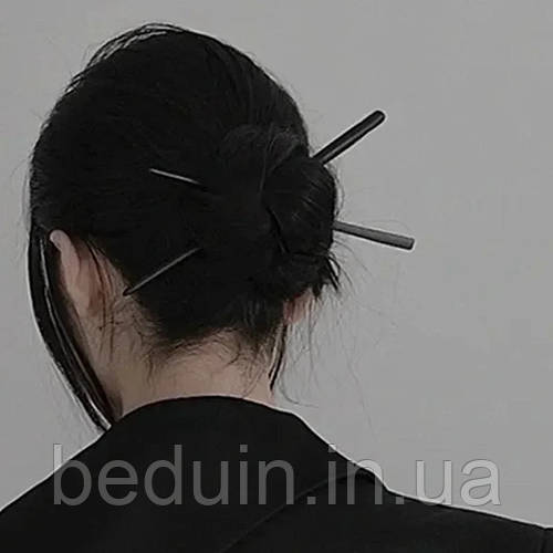 Японская деревянная палочка в пучок "Трость" заколка для волос, шпилька ...