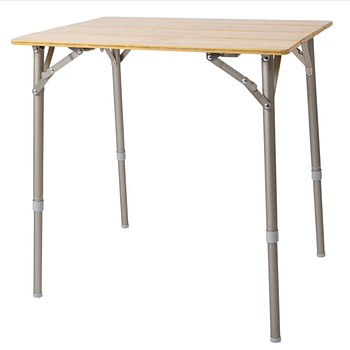 Туристичний Стіл Розкладний Bo-Camp Morris 65x50 cm Brown (1404645) Кемпінговий Складаний Столик для риболовлі