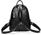 Модний дитячий міні рюкзачок з вушками і стразами для дівчаток | Підлітковий рюкзак з блискітками якісний, фото 5