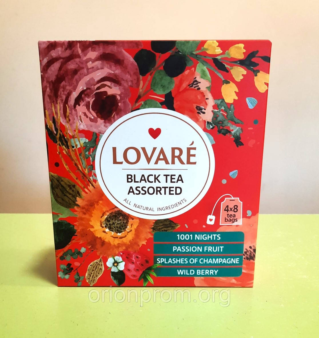 Чай Lovare Асорті 32 пакети чорний