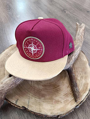 Снепбек Snapback Кепка Бейсболка Сніпбек Cayler Sons компас бордо, фото 3