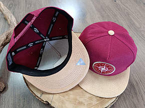 Снепбек Snapback Кепка Бейсболка Сніпбек Cayler Sons компас бордо, фото 4