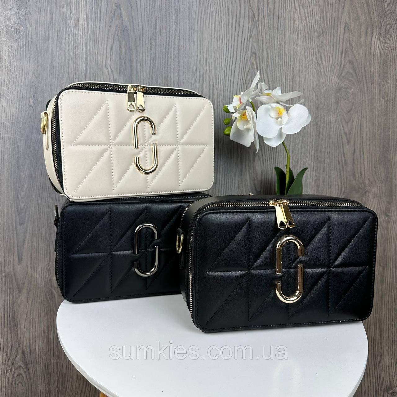 Модна жіноча міні сумочка клатч в стилі Mars Jacobs люкс якість, каркасна сумка Марк Джейкобс, фото 1