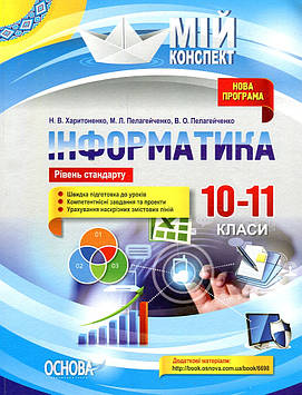 Харитоненко Н.В. Інформатика 10-11кл (мій конспект) Рірень стандарту 2019