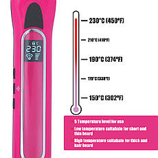 Професійний паровий вирівнювач Steam Professional Iron Plus Mini 2.0 Pink (YW-016-PN), фото 3