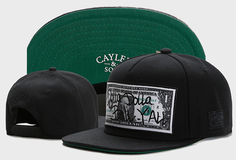 Снепбек Snapback Кепка Бейсболка Сніпбек Cayler Sons 1$ чорний