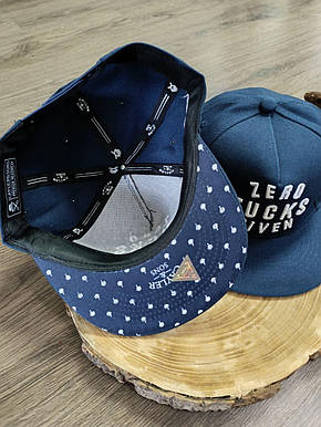 Снепбек Snapback Кепка Бейсболка Сніпбек Cayler Sons Zero Facks синій, фото 3