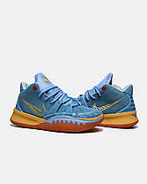 Чоловічі Кросівки Nike Concepts x Kyrie 7 Horus Turquoise / Найк Концепт Кайрі 7 Хорус Бірюзові з Помаранчевим, фото 6