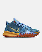 Чоловічі Кросівки Nike Concepts x Kyrie 7 Horus Turquoise / Найк Концепт Кайрі 7 Хорус Бірюзові з Помаранчевим, фото 3