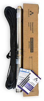 Занурювальний центробіжний насос 0,37 кВт MAXIMUS MS00402 Q = 45л/мин, H = 60м, 35м кабеля Ø75мм для свердловин