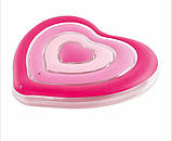 Матрац для плавання Intex 58727 Рожеве серце (155x135x25 см), фото 4