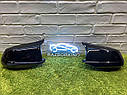 Накладки дзеркала Нові (чорний Глянець) Накладки кришка на дзеркала BMW 5 F10 2010-2013 бмв ф10 М стиль К-т, фото 3