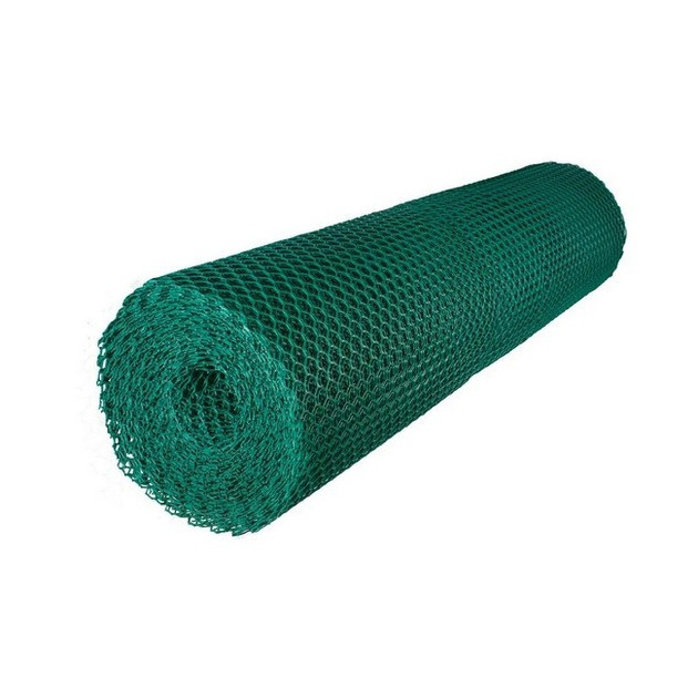 Паркан садовий. Комірка 20х20 мм, рул. 2м х 30 м. (темно-зелений). Ромб (сота), фото 1