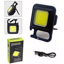 Ліхтар MULTIFUNCTIONAL BL-J031-COB metal, Li-Ion акум., магніт, карабін, відкривачка, ЗП Type-C, фото 3