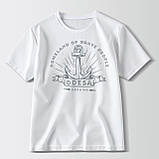 Футболка чоловіча Stedman з принтом HOMELAND  XS біла, фото 3