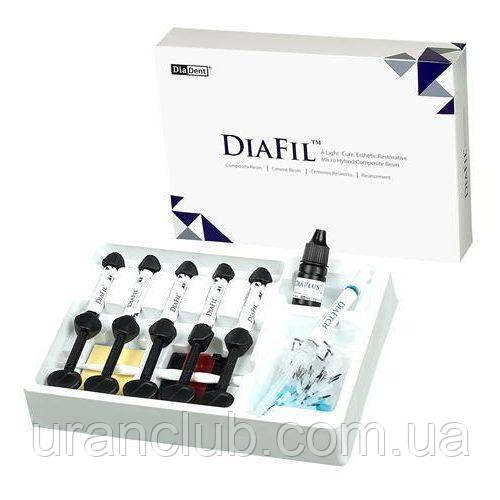 Світлозатверджуваний мікрогібридний композит Diafil Diadent Діафіл Діадент для реставрацій