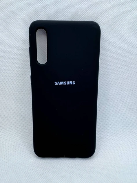 Чохол Silicone Cover Full для Samsung Galaxy A30s Чорний