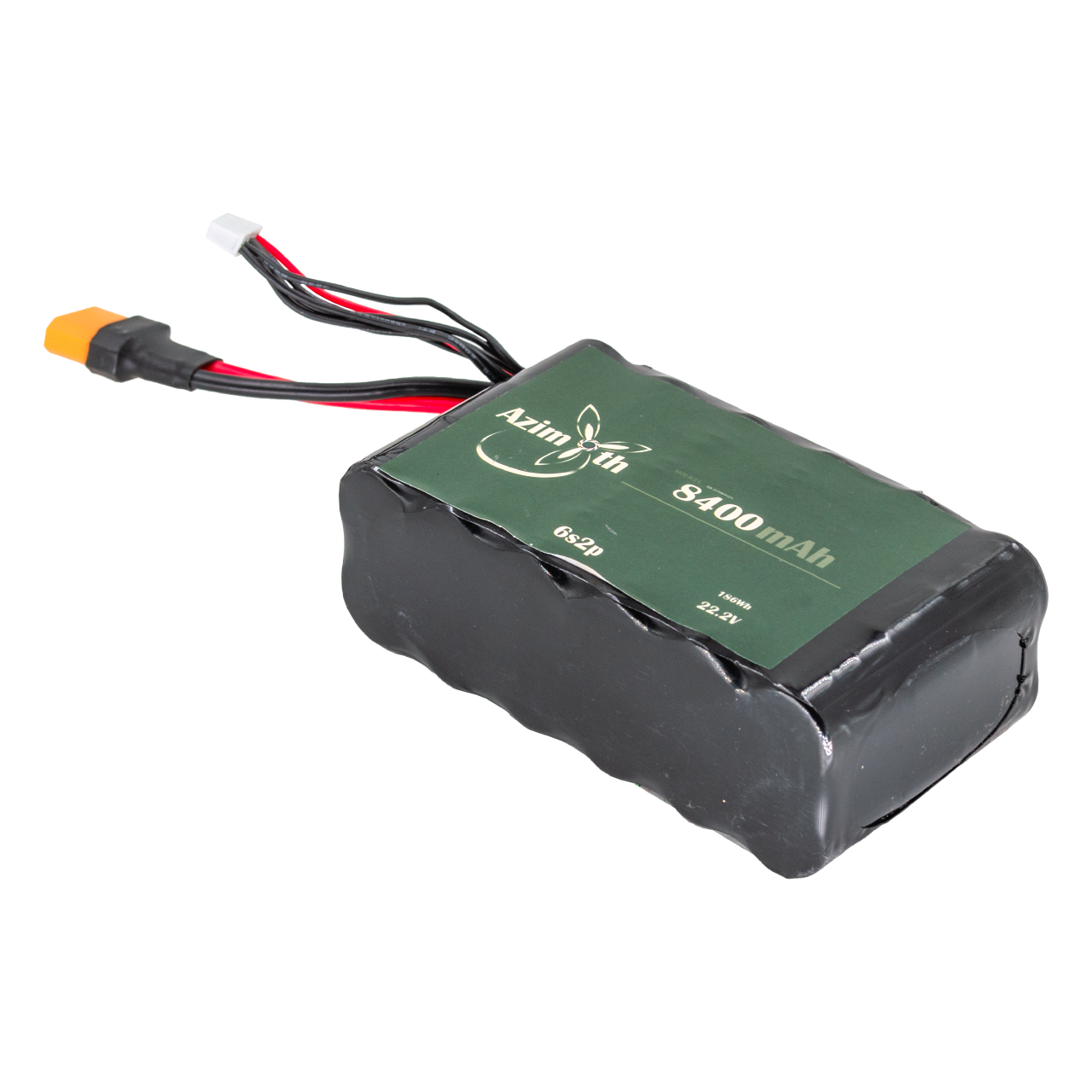 Акумулятор для FPV дрона 6S 2P, 8400 mAh XT90 Molicel inr 21700-p42a