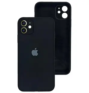 Чохол Silicone Case Full Camera для Apple iPhone 11 бампер накладка із захистом камери Black