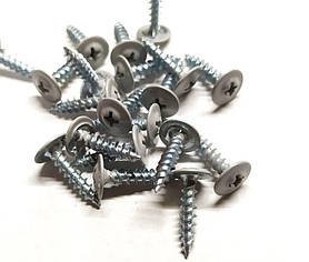 Саморіз з прессшайбою гострий RAL 4,2х19(9006) (500шт)