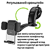 Тримач телефону в автомобіль на скло панель Hoco автотримач для телефону смартфона на присосці, фото 3
