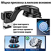 Тримач телефону в автомобіль на скло панель Hoco автотримач для телефону смартфона на присосці, фото 4