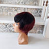 Перука з натурального волосся коротка KRIS- 99T/1B, фото 4
