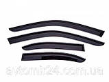 Дефлектори вікон Hyundai Santa Fe 2 2006-2012 Вітровики Хюндай Санта Фе 2 дефлектори 4 шт, фото 4