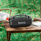 Акустика-караоке HOCO Drum outdoor BT speaker HA3 |BT5.0, TWS/AUX/USB/TF, 50W, 5h| чорна, фото 9