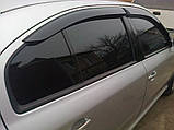 Дефлектори вікон Hyundai Santa Fe 2 2006-2012 Вітровики Хюндай Санта Фе 2 дефлектори 4 шт, фото 9