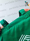 Зелена торба лаваста щільна без друку  Розмір: 35см х 38см, фото 5