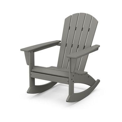 Садове крісло-гойдалка Rocking Adirondack 253277 сірий