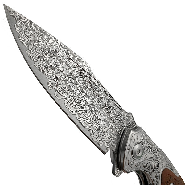 Ніж Custom Fisher Damascus
