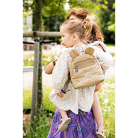 Рюкзак дитячий Childhome My first bag, puffered beige
