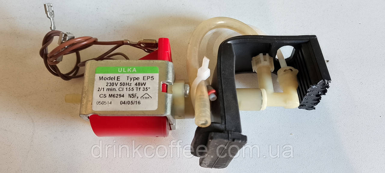 Насос Model E помпа ULKA Type EP5 у зборі для кавомашини DeLonghi ESAM 6600_10 PrimaDonna б/у