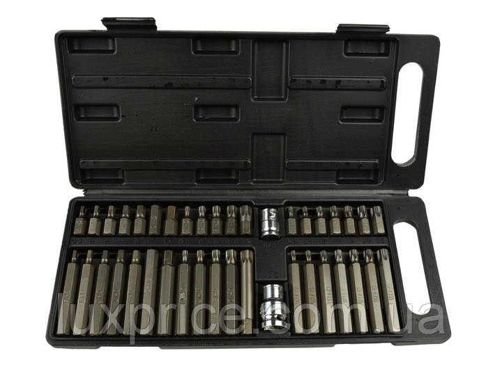 Набір біт torx CRV 41шт. в пластмасовому боксі GEKO G10035    Luxprice, фото 1