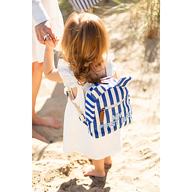 Рюкзак дитячий Childhome My first bag, stripes electric blue
