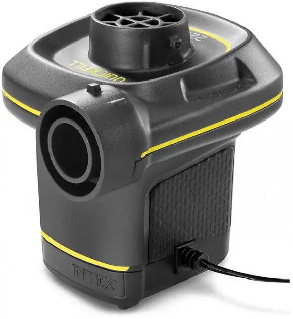 Електричний насос для надування Intex 66634 від мережі та прикурювача (220-240 V, 12 V, 480 л/хв), фото 1