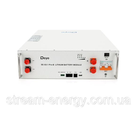 Акумулятор LiFePO4 Deye 51,2V 100AH SE-G5.1 Pro-B