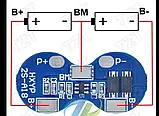 Плата BMS 2S 8.4V 4A Li-ion 18650, фото 3