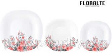 Сервіз столовий Neo Carina Floralte 19 предметів Luminarc V6295, фото 1