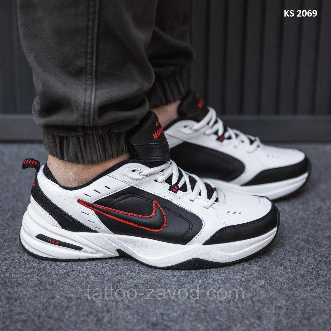 Кросівки чоловічі 44 Nike Air Monarch IV White Burgundy, фото 1