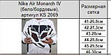 Кросівки чоловічі 44 Nike Air Monarch IV White Burgundy, фото 8