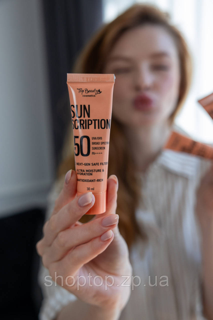 Top Beauty Крем для обличчя SUN SCRIPTION SPF 50, 30 мл, фото 1