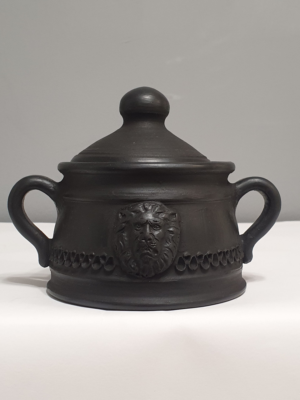 Цукорниця / сільничка, баночка, банка, ємність для зберігання спецій, цукру, солі, глиняна, фото 1