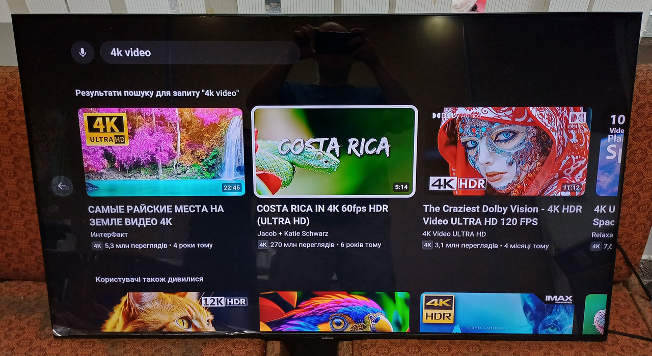 Телевізор 50 дюймів Samsung GU50TU8079 Crystal 4K Tizen 8 серія DVB-T2, фото 1