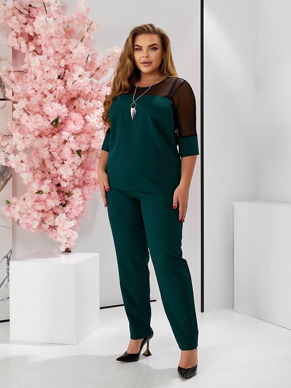 Жіночий костюм арт. 153, пляшковий