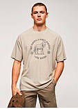 Футболка унісекс Stedman з принтом ПСУ КОНУРА  XS бежева, фото 2