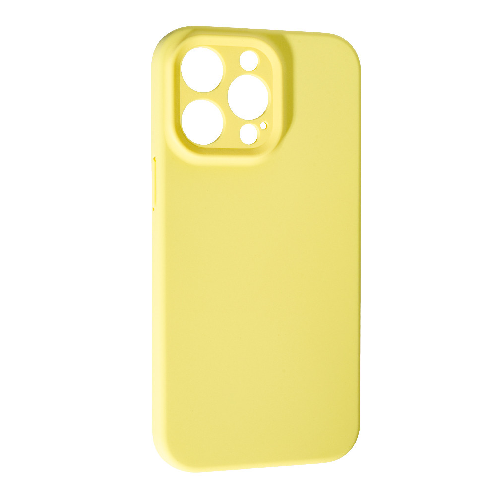 TPU чохол Case Softy накладка бампер для iPhone 15 Pro Yellow